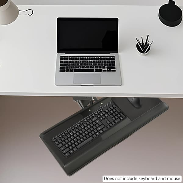 Tastaturbakke, Justerbar Højde, Holdbare Materialer,sort