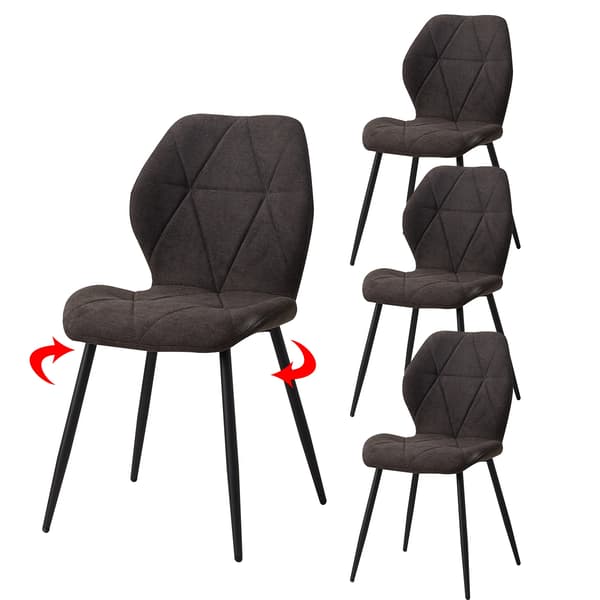 Matbord, Vadderad sits, Minimalistisk design, Svart