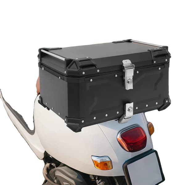 Motorcykel Baklåda, Hållbart Material, Låsbar Design,65L