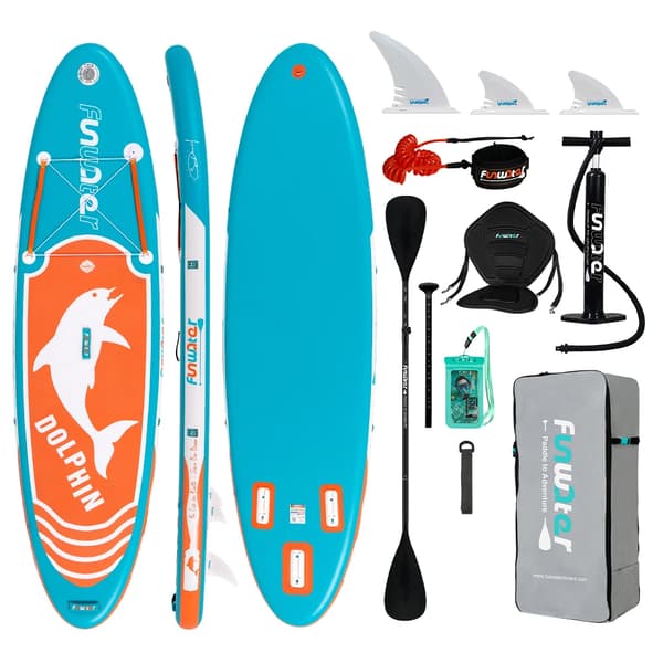 Paddle Board, Kajak Kompatibilitet, Hållbart PVC Material,SUPFW08C