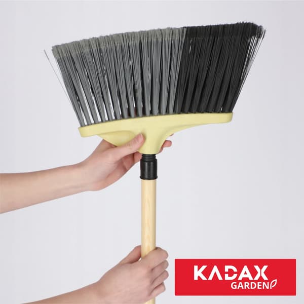 Borste Kvast, Nylonmaterial, 30 cm Bredd, Utomhusbruk, Mångsidig Ytkompatibilitet, Effektiv Avfallshantering