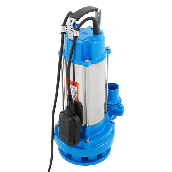 Spildevand Nedsænket Pumpe, Høj Flow Rate, Holdbart Materiale,EU-stik, EU