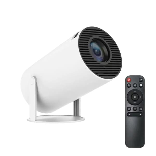 Videoprojektor, 4K UltraHD, Wi-Fi og Bluetooth-forbindelse,HVID