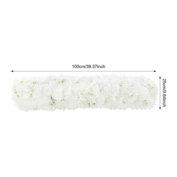 Konstgjord Blomsterkrans, Hållbart Material, Mångsidig Dekor,VIT