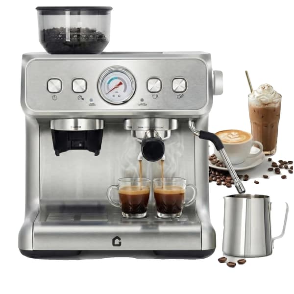Espresso Kaffemaskin, 30 Malningsinställningar, PID Temperaturkontroll,EU