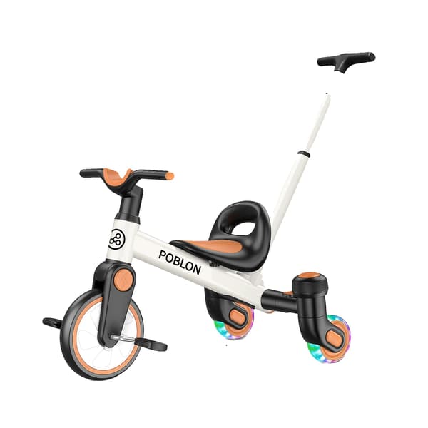 Drift Trike, 360° Snurr, Justerbart Säte,VIT