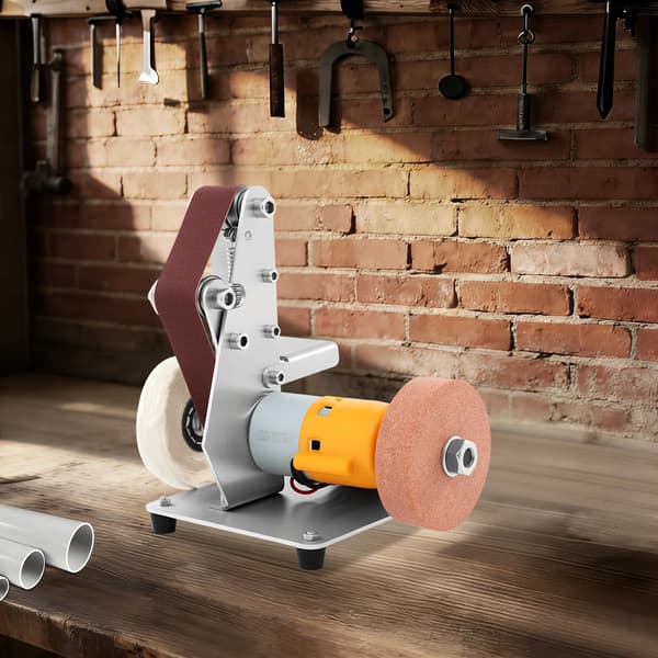 Mini Bältslip, 7-Växlad Hastighetskontroll, Hållbart Rostfritt Stål,Silver