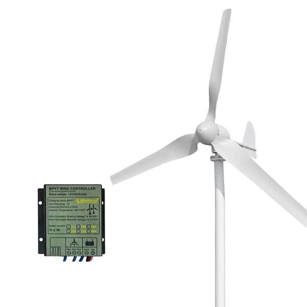 Vindkraftverk, Hög Effektivitet, Lätt Installation,Med Mppt Controller, 12V-a, 3000W-e