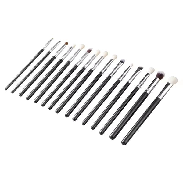 Makeupborstsats, 15 delar, ergonomisk design,15 Bitar
