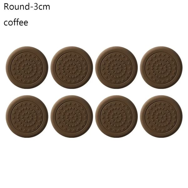 Möbelbenkuddar, Ljuddämpning, Stark Lim,kaffe-Rund-3cm