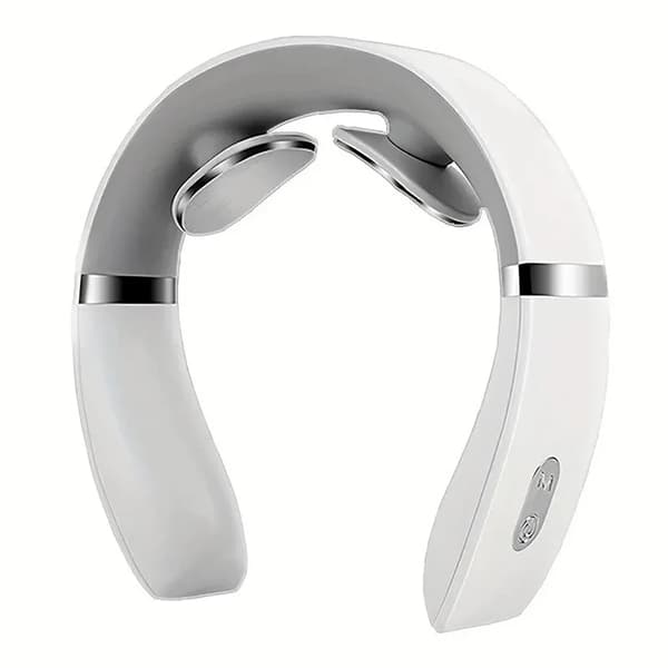 Nakke Massager, Bærbar Design, Vibration Afslapning,HVID
