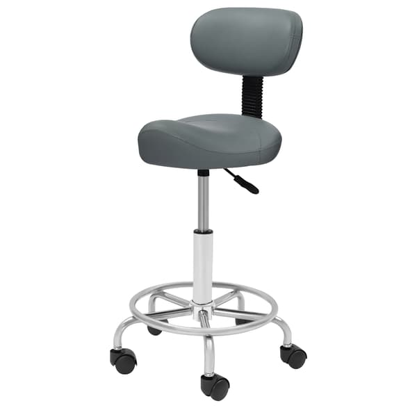 Arbetsstol, Justerbar Höjd, 360° Rotation,grå