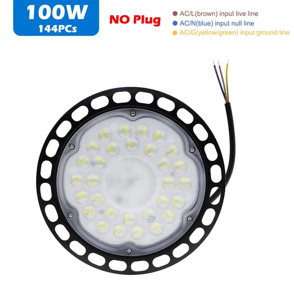LED High Bay Light, Waterproof, High Brightness, 100W, Natural Light-a