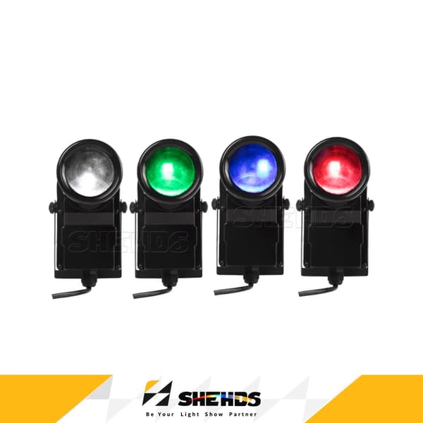 LED Spotlys, DMX Kontrol, Høj Lysstyrke,4PCS 10w