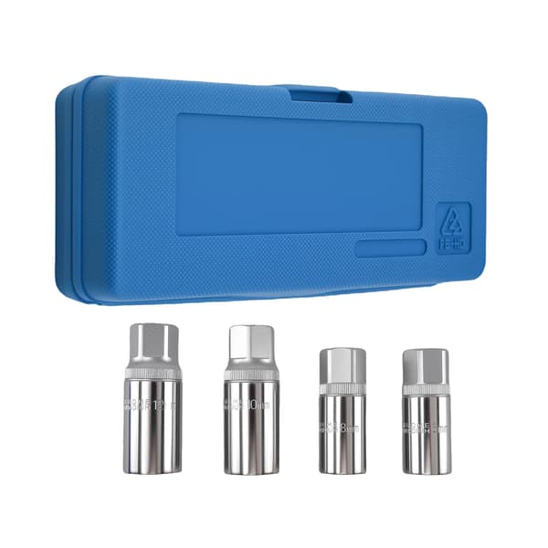 Socket Stud Screw Remover, 6mm Diameter, 8mm Diameter, 10mm Diameter, 12mm Diameter, 4-delarsset