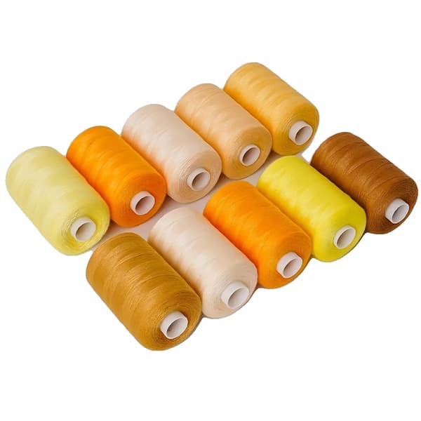 Håndsyningstråd, Multifarvet Assortiment, 1000 Yards Længde,G