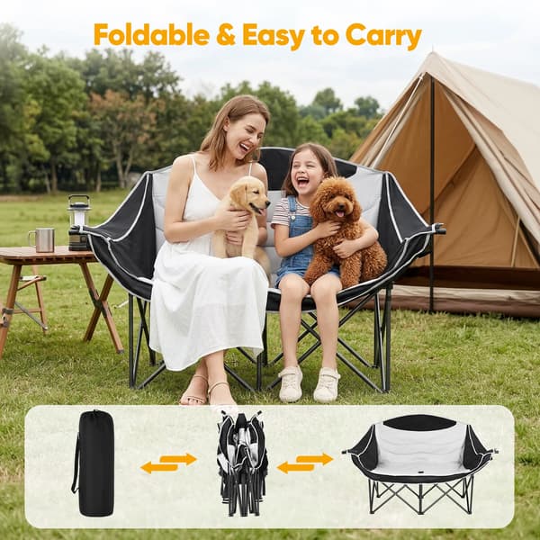 Campingstol, Hållbart Material, Lätt att Förvara,A