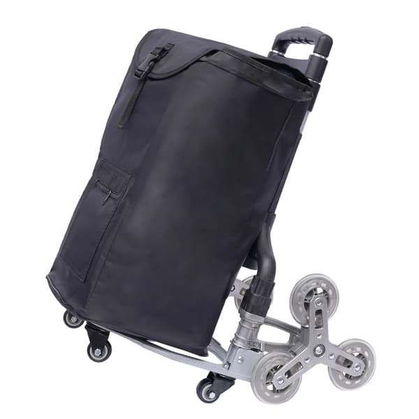 Trappeklatrer, Heavy Duty, Justerbar Højde,sort