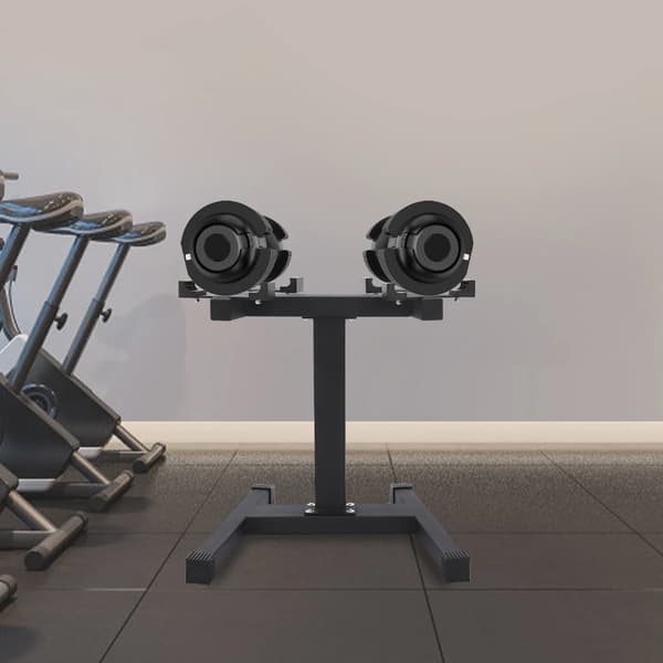 Dumbbell Rack, Robust Konstruktion, Pladsbesparende Design,Sort
