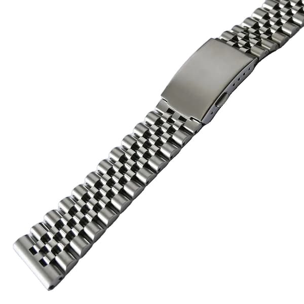 Urrem, Rustfrit Stål, Holdbar Spænde,sølv hvid, 20mm