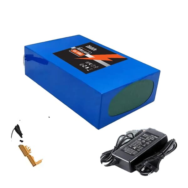 Litiumbatteri, 100Ah kapacitet, integrerad BMS, XT60-XT30-laddare