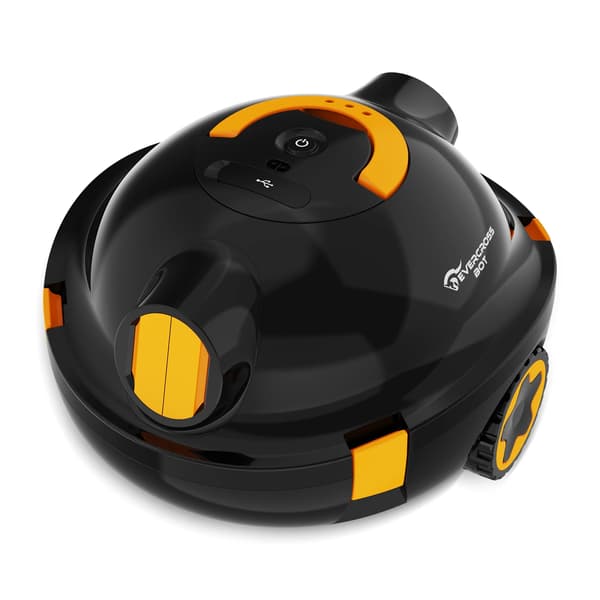 Poolrobot, 100 min batteritid, 180 μm filter,svart