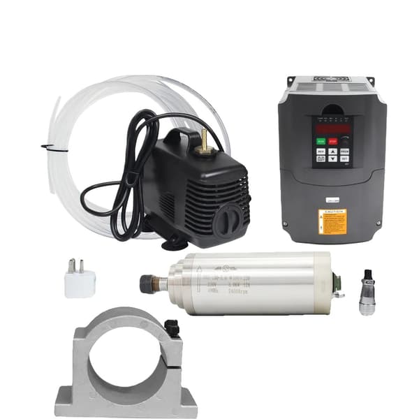 CNC Spindelmotor, 3KW Effekt, Vandkølet,Sæt 4