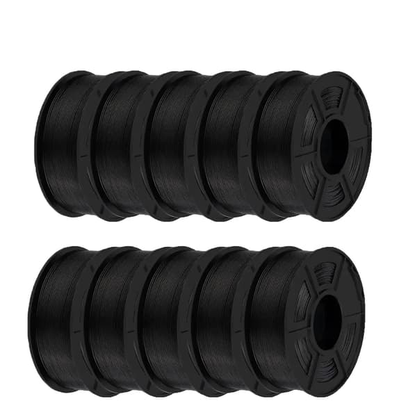 3D-skrivarfilament, PLA META, miljövänligt material,PLA MATTE Svart