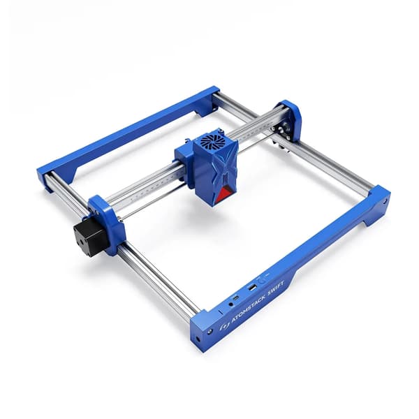 Lasergravyr, 300 x 300 mm Gravyrområde, 7W Effekt, Stöder Flera Material, Modulär Design, Användarvänlig Programvara