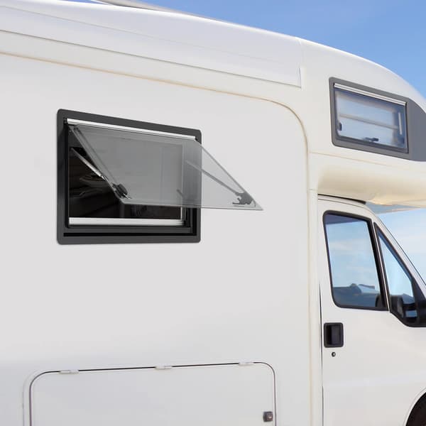 RV-vindue, Multi-vinkel ventilationsdesign, Holdbar konstruktion,sort