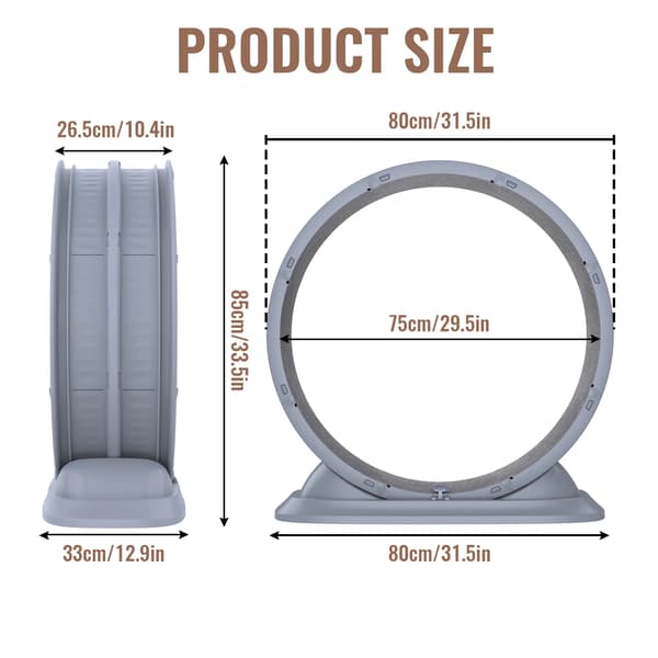 Kattträningshjul, Inomhusbruk, Robust Design,31.5in PP