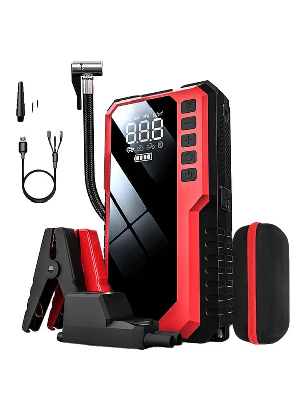 Bil Jump Starter, 12000mAh Power Bank, 3600A Spidsstrøm,CYD17