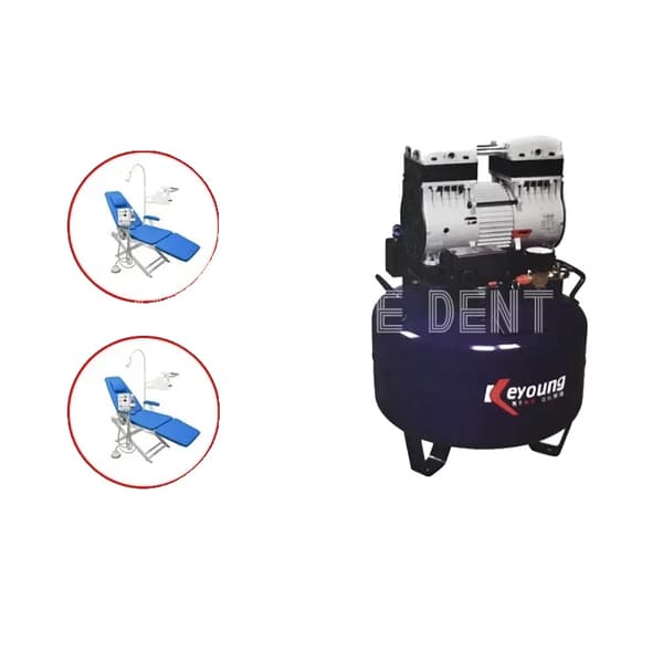 Luftkompressor, olie-fri, stille drift,220V- 1 til 2(32L)
