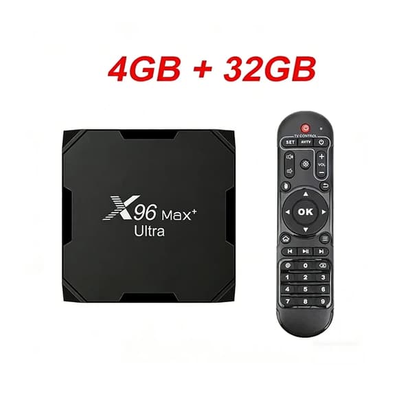 TV-låda, Android 11, 8K videostöd,4G 32G EU Standard