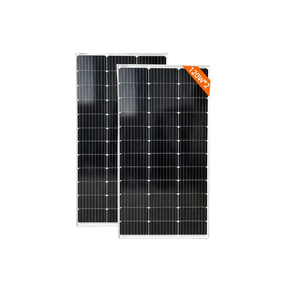 Solpanel, Hög Effektivitet, Väderbeständig Design,120w 2st