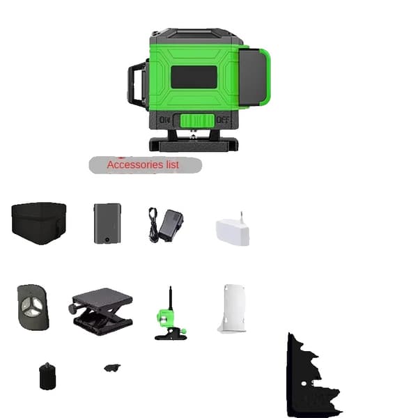 Lasernivå, 360° Synlighet, Hållbar Design, 8-linjer [Standard + Bas]