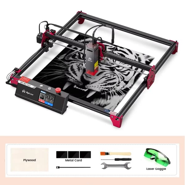 CNC Laser Cutter, 10W Effekt, WiFi Forbindelse,ALDKMK2-10BD