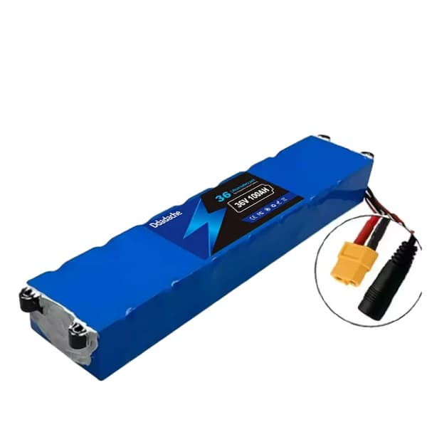 Litiumbatteri, Hög Kapacitet 100000mAh, 36V Konfiguration, XT60 DC