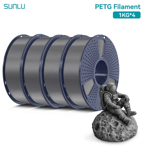 3D Filament, PLA Material, 1,75 mm Diameter,PETG Grå