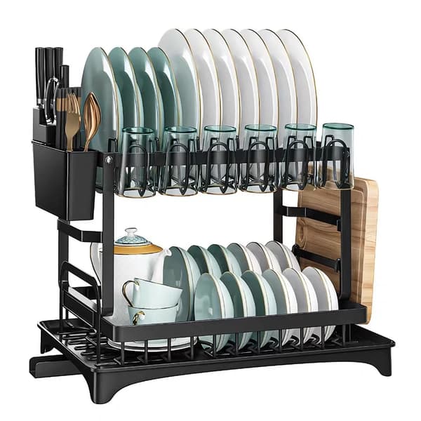 Skab Organizer, 2 Niveauer, Stille Glideskinner,Rack-D