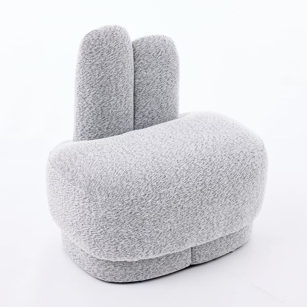Fotpall, Modern Design, Bekväm Sittplats,Antik grå vit