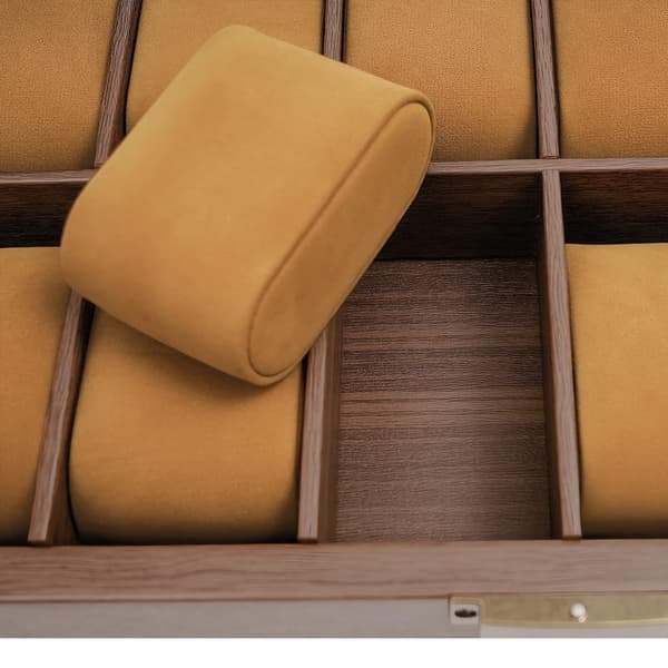 Urkasse, 24 Rum, 2 Lag, PU & MDF Materiale, Bordplade Design, Snap Lukning