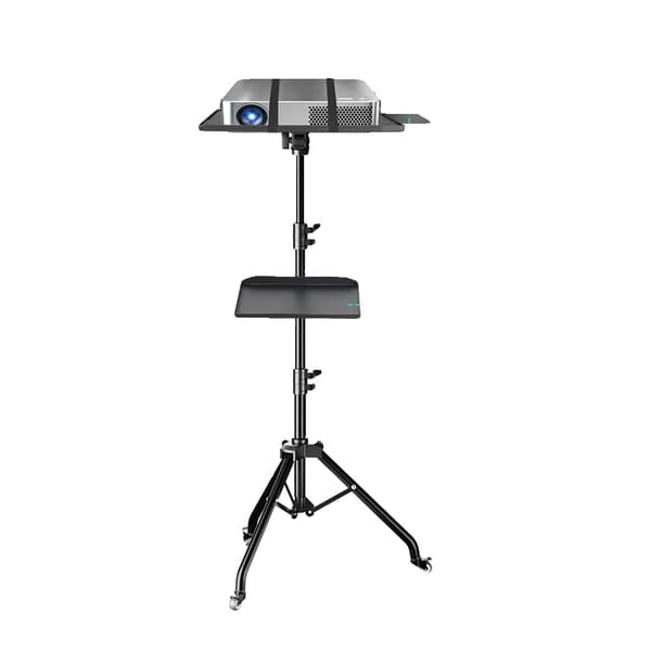 Projektor Stativ, Justerbar Højde, Bærbart Design,145cm med hjul