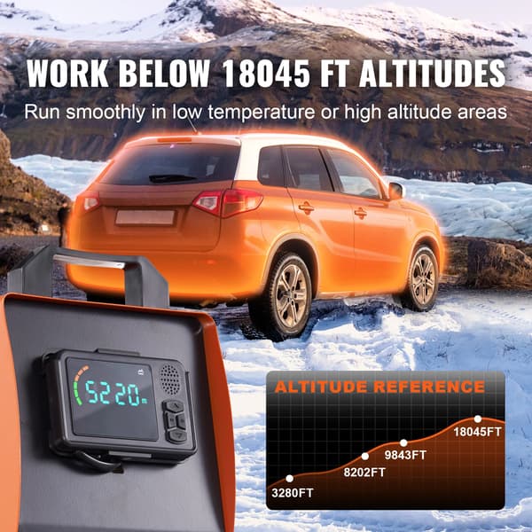 Diesel Luftvarmer, Bluetooth Kontrol, Effektiv Opvarmning,8KW Bluetooth