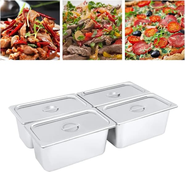 Madbakke, Rustfrit Stål, Stor Kapacitet,Rustfrit stål