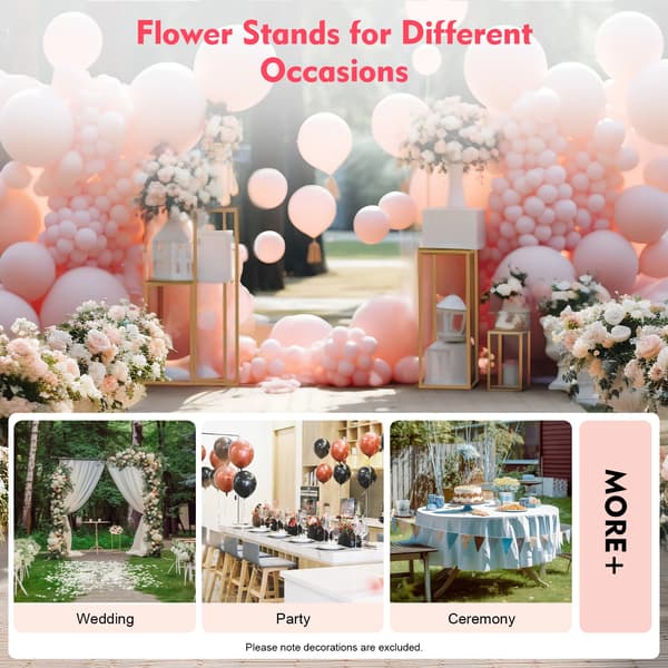 Blomsterstandssæt, Elegant Design, Tilpasselig Dekoration,Guld