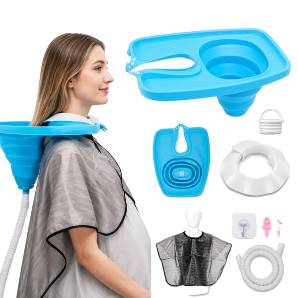 Hårtvättsbasin, Fällbar Design, Lätt Dräneringssystem,1 set