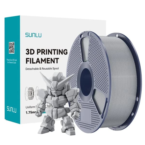 3D-skrivarfilament, hög hållfasthet, miljövänlig,PLAplus 2.0 Silver