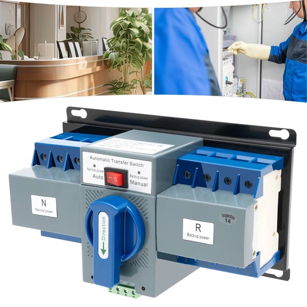 Automatisk Overførselsbryder, Holdbar Konstruktion, Brugervenligt Design,Blå