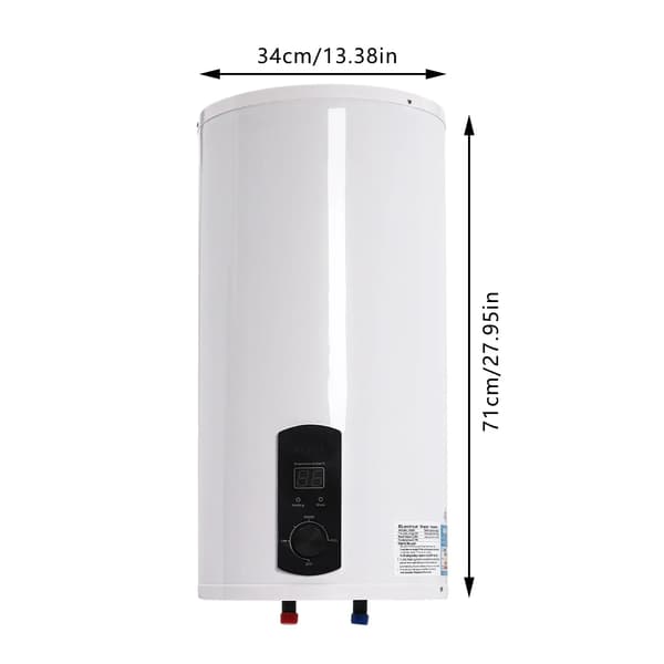 Varmvattenberedare, Elektrisk Lagring, Vertikal Design,80L